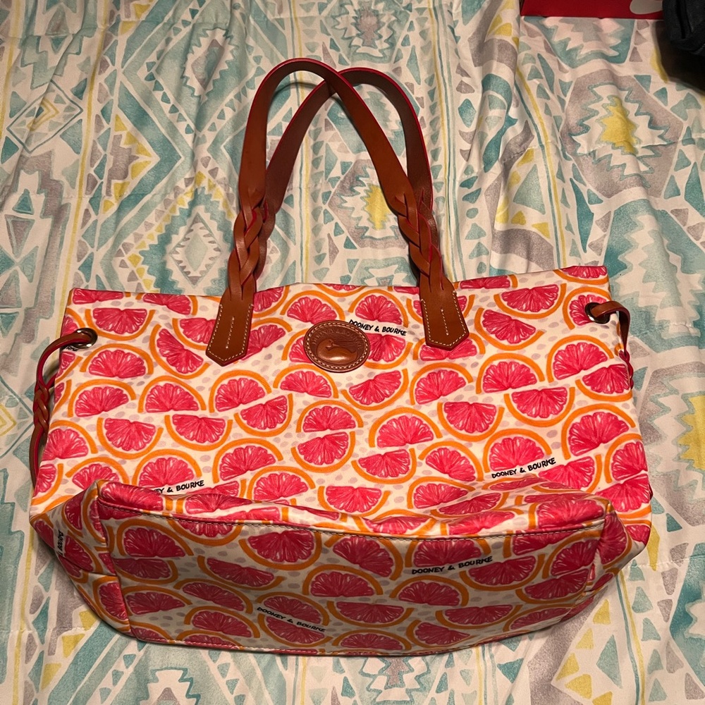 Dooney and Bourke Grapefruit Purse!